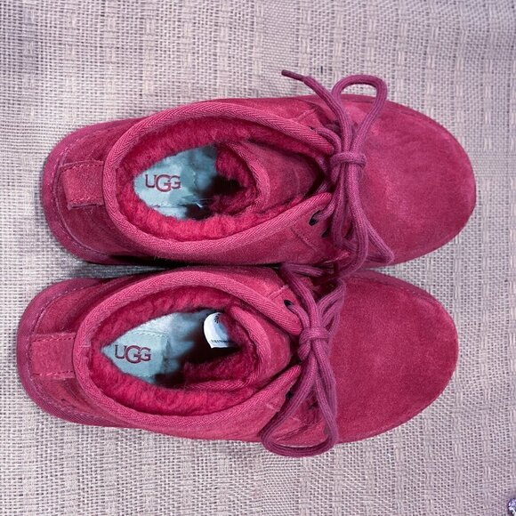 UGG MENS Samba Red Suede Neumel Chukka Boot S/N 1094269, Size: 8 - Picture 6 of 10